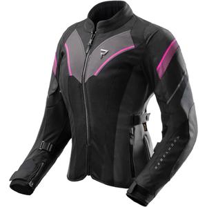Veste moto femme Rebelhorn Hiflow V noir-gris-rose