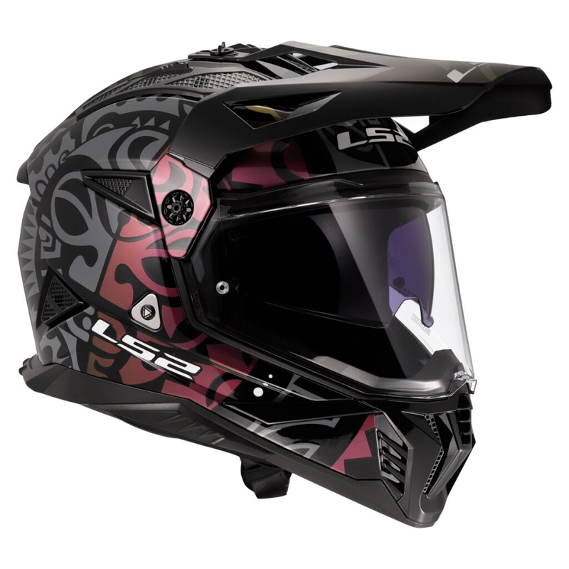 Casque moto enduro LS2 MX702 Pioneer II Rangi noir