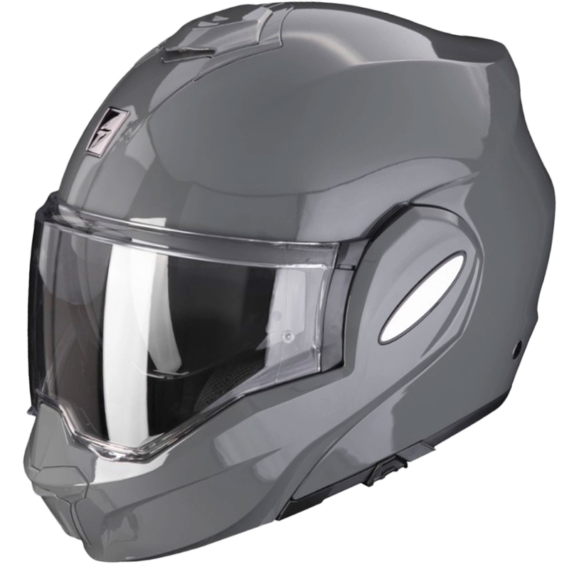 Casque modulable Scorpion EXO-TECH EVO gris ciment