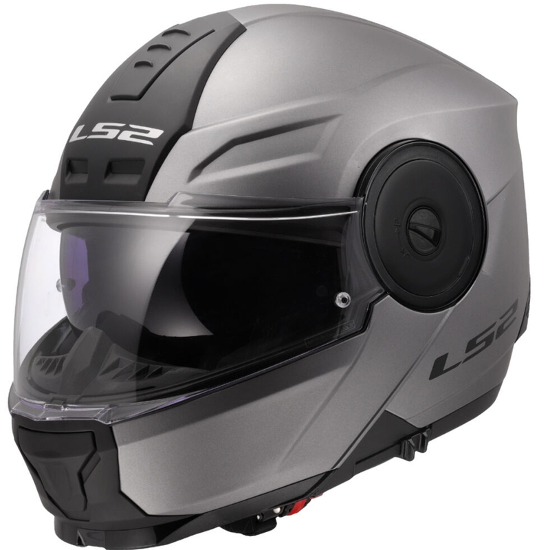 Casque moto modulable LS2 FF902 Scope II Titane mat massif