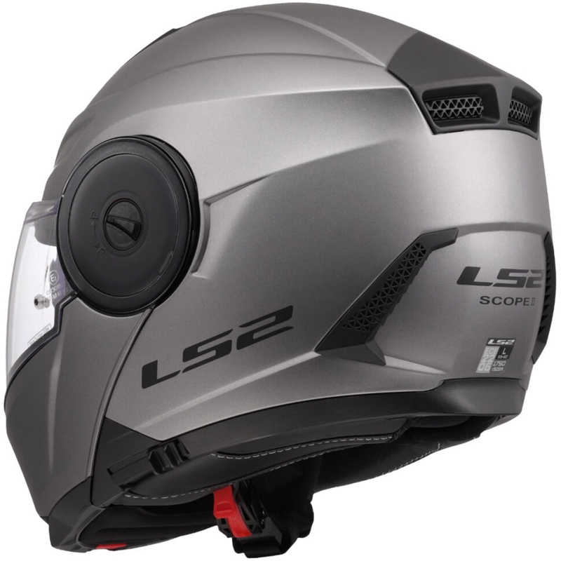 Casque moto modulable LS2 FF902 Scope II Titane mat massif