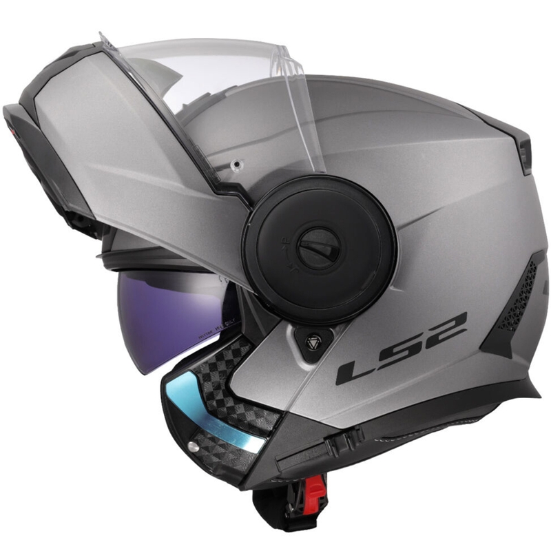 Casque moto modulable LS2 FF902 Scope II Titane mat massif