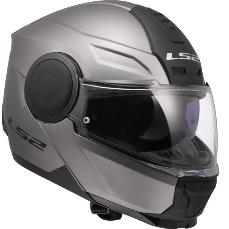 Casque moto modulable LS2 FF902 Scope II Titane mat massif