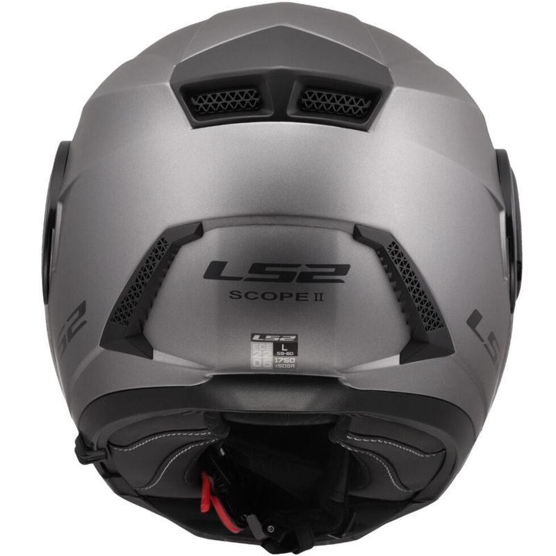 Casque moto modulable LS2 FF902 Scope II Titane mat massif