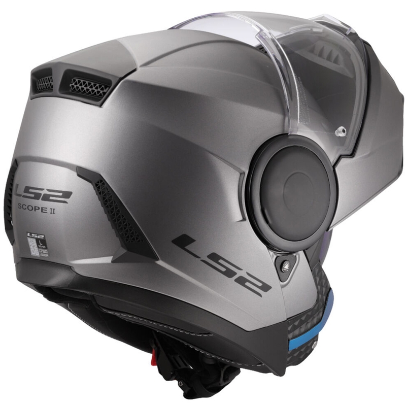Casque moto modulable LS2 FF902 Scope II Titane mat massif