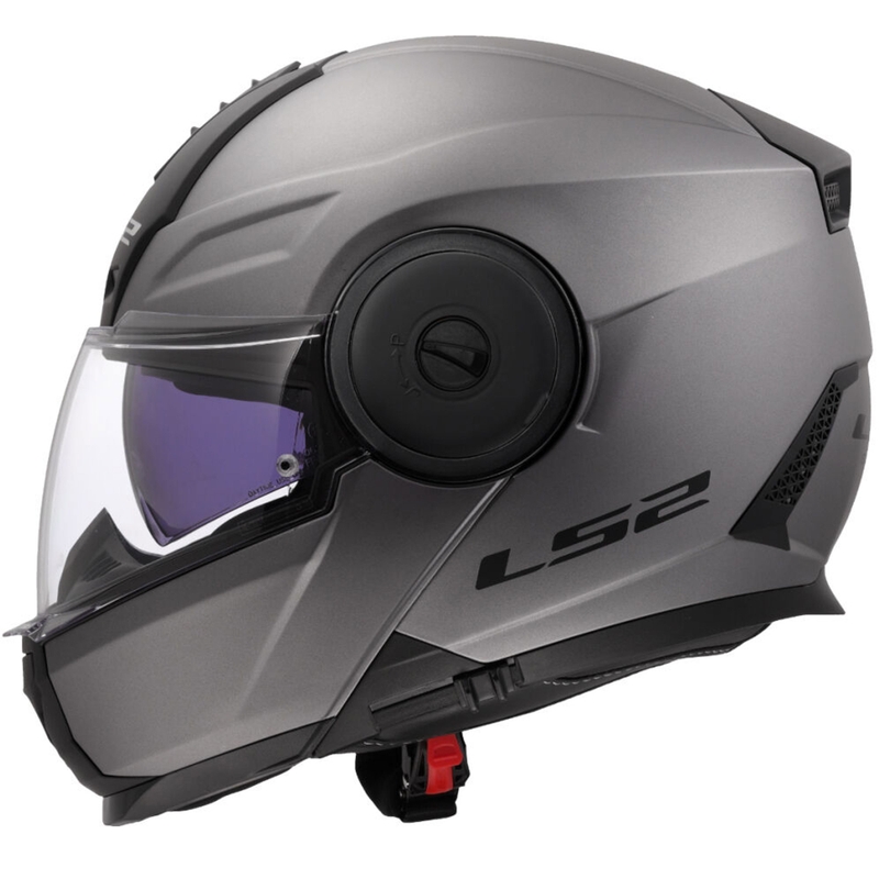 Casque moto modulable LS2 FF902 Scope II Titane mat massif