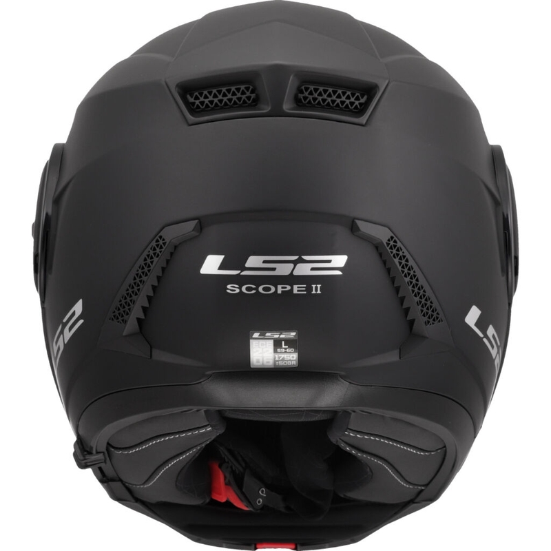 Casque moto modulable LS2 FF902 Scope II Solid noir mat