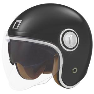Casque moto ouvert NOX PREMIUM Heritage noir mat