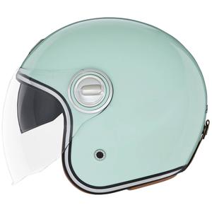 Casque moto ouvert NOX PREMIUM Heritage vert pastel