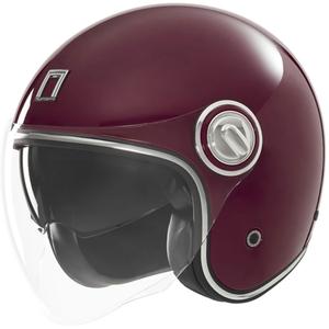 Casque moto ouvert NOX PREMIUM Heritage bordeaux