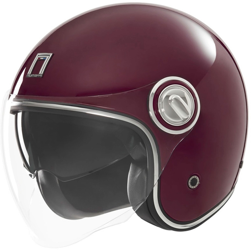 Casque moto ouvert NOX PREMIUM Heritage bordeaux