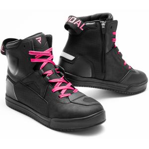 Bottes moto femme Rebelhorn Vandal II noir-rose