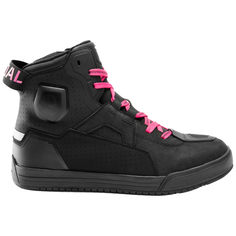 Bottes de moto pour femmes Rebelhorn Vandal II noir et rose