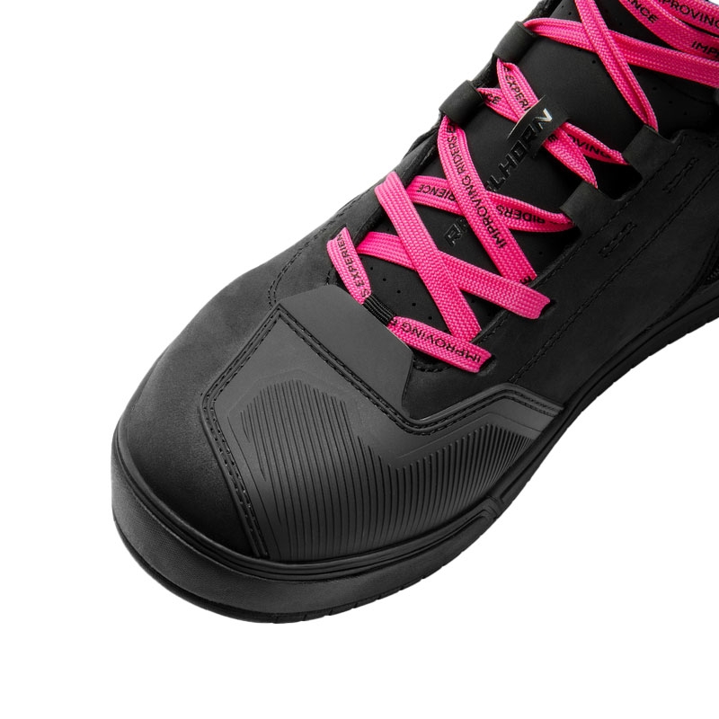 Bottes de moto pour femmes Rebelhorn Vandal II noir et rose