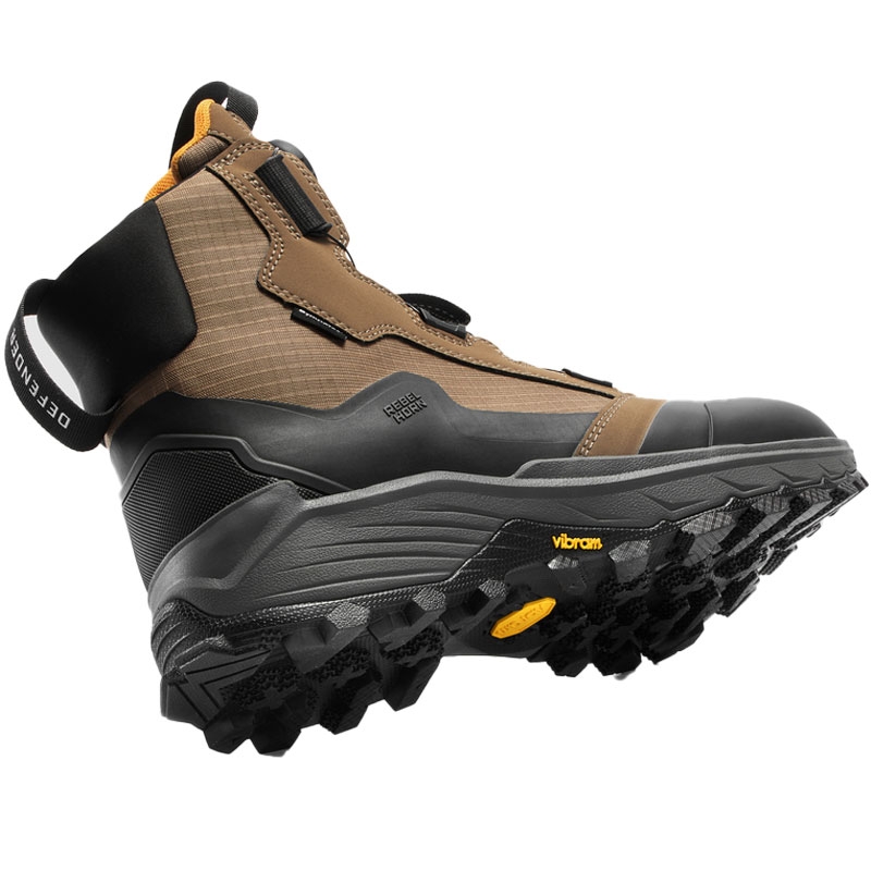 Bottes moto Rebelhorn Defender marron