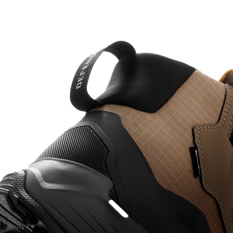 Bottes moto Rebelhorn Defender marron