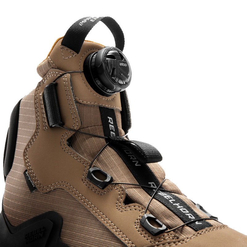 Bottes moto Rebelhorn Defender marron