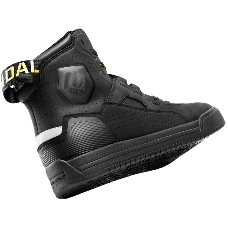 Bottes de moto pour femmes Rebelhorn Vandal II noir et or