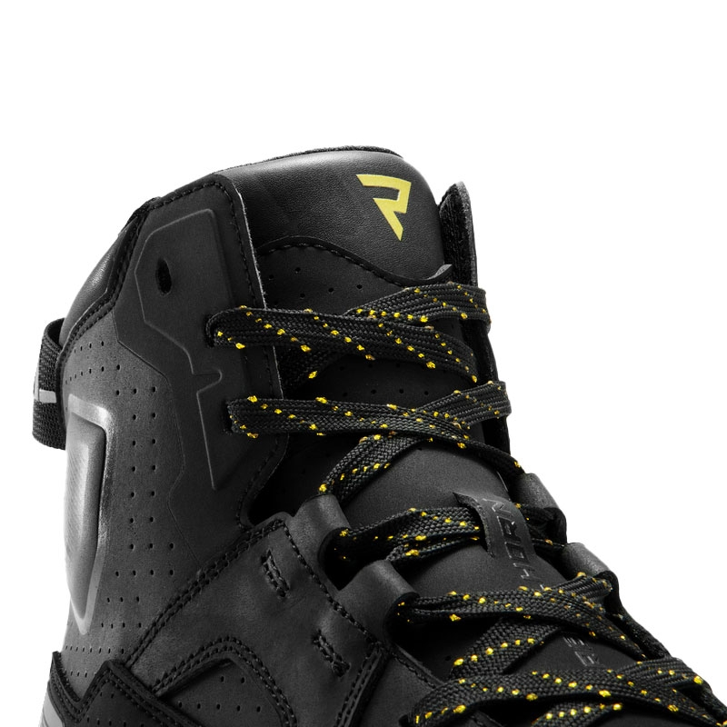 Bottes de moto pour femmes Rebelhorn Vandal II noir et or