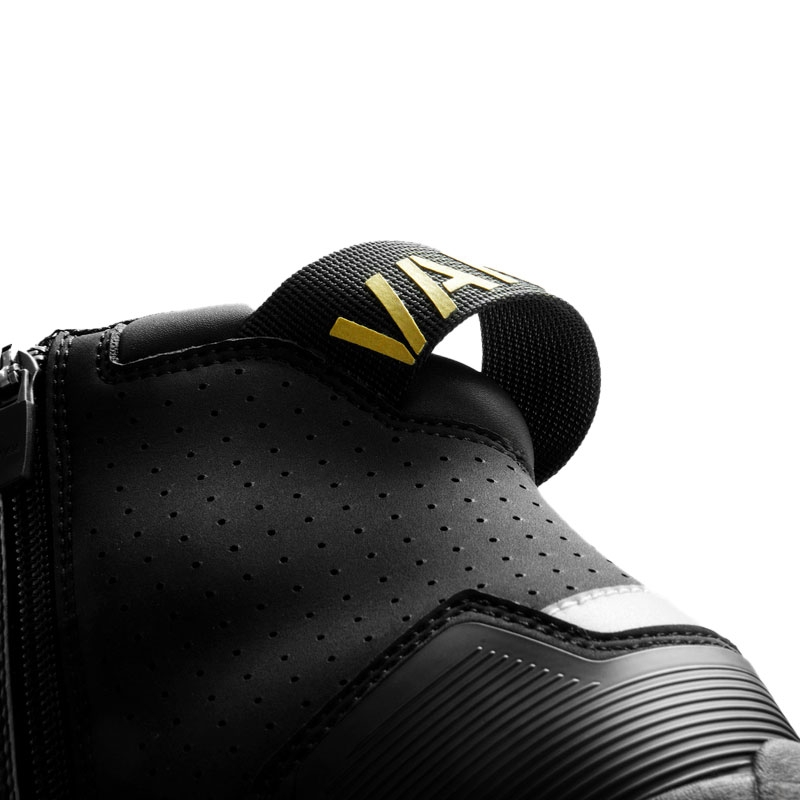 Bottes de moto pour femmes Rebelhorn Vandal II noir et or