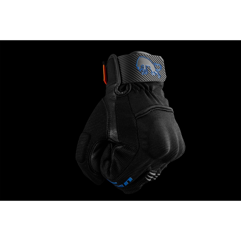 Gants moto Furygan Jet D3O Evo noir-bleu