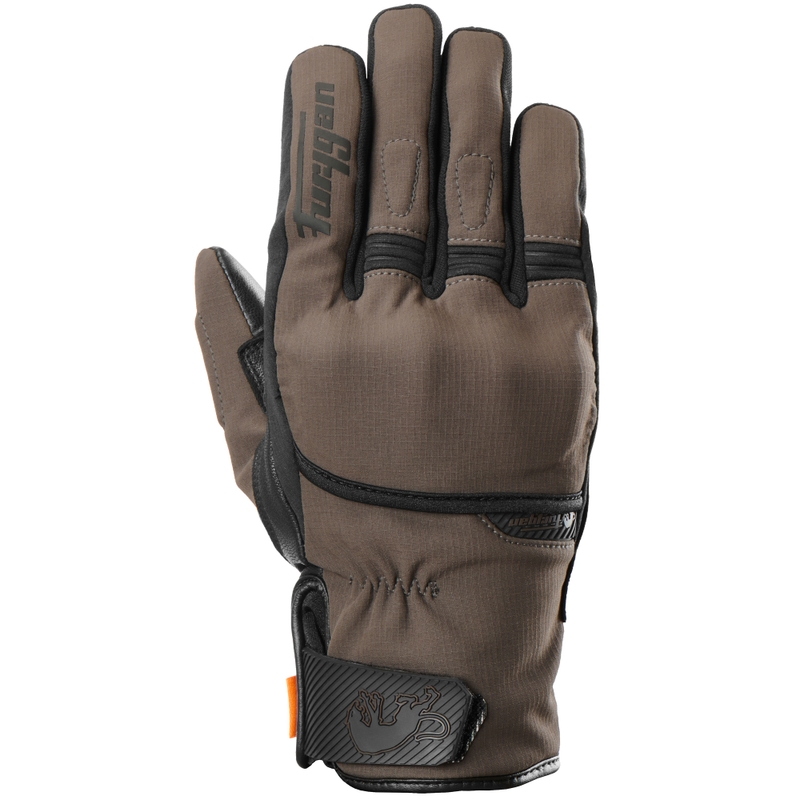 Gants de moto Furygan Jet All Season D3O® Evo marron