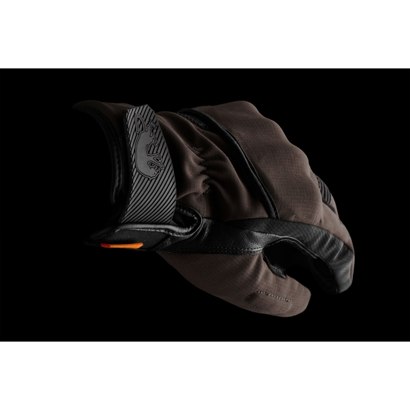 Gants de moto Furygan Jet All Season D3O® Evo marron