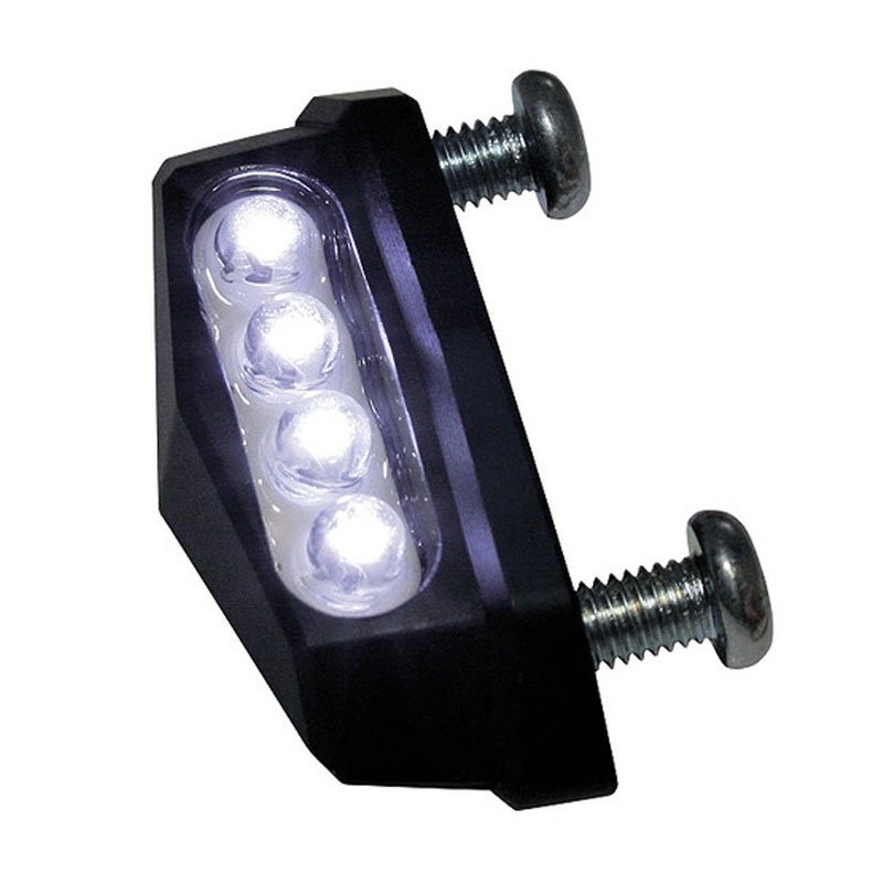 Éclairage de plaque d'immatriculation LED Highsider Smart QUADRO noir