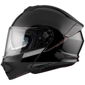 Casque moto modulable MT Genesis SV Solid A1 noir brillant