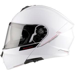 MT Genesis SV Solid A0 casque moto blanc brillant