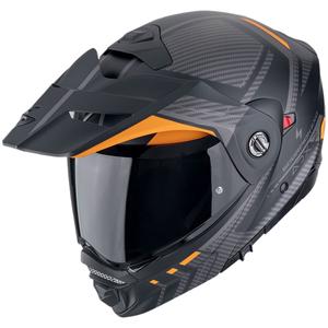 Casque de moto Scorpion ADX-2 LEWIS mat noir-orange