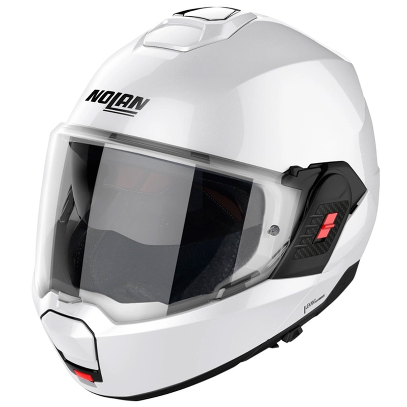 Casque moto modulable Nolan N120-1 Classico N-com blanc