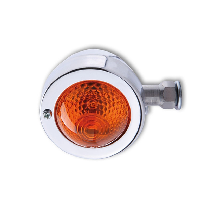 Clignotants moto Highsider Smart Bullet Pike chromés
