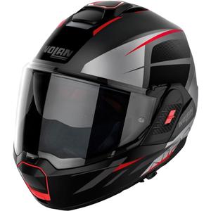 Nolan N120-1 Nightlife N-com 25 grey flip-up helmet
