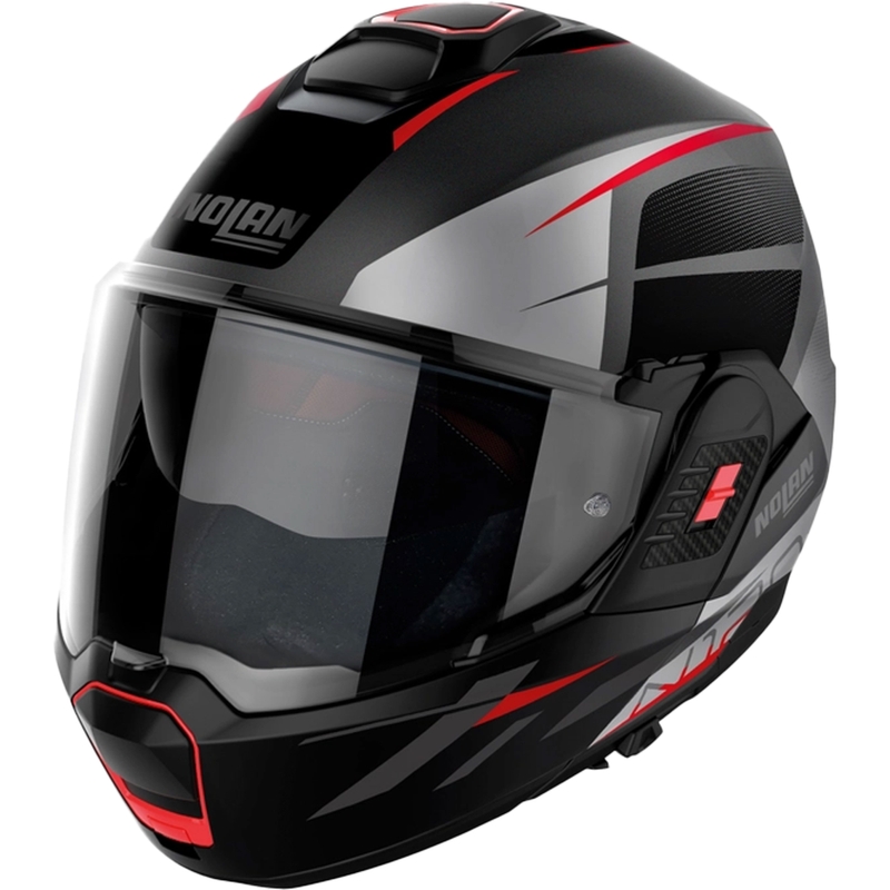 Nolan N120-1 Nightlife N-com 25 grey flip-up helmet