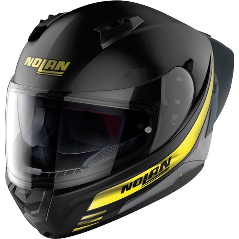 Casque moto intégral Nolan N60-6 Sport Outset 22 noir et jaune