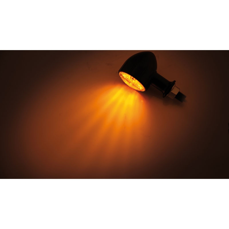 Clignotants moto Highsider Smart Mini ARIZONA noir-orange