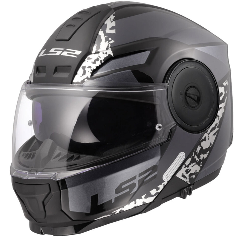 Casque moto modulable LS2 FF902 Scope II Oxyd noir-titane