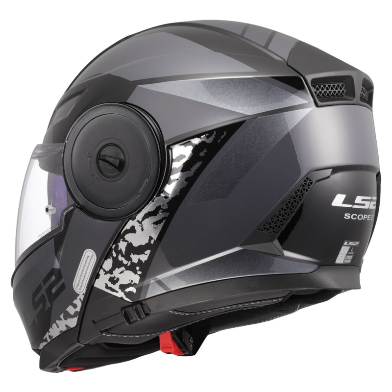 Casque moto modulable LS2 FF902 Scope II Oxyd noir-titane
