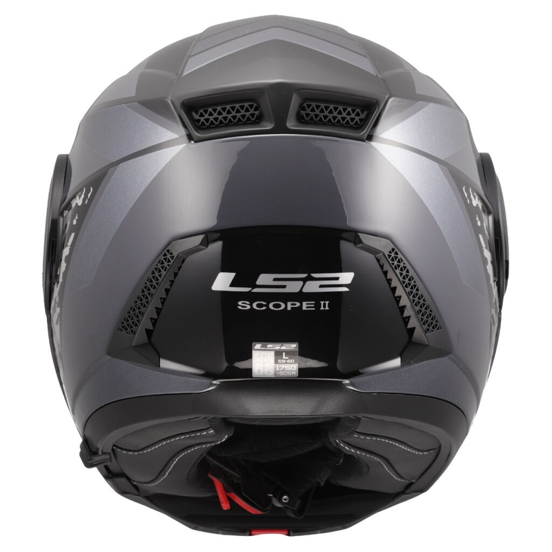 Casque moto modulable LS2 FF902 Scope II Oxyd noir-titane