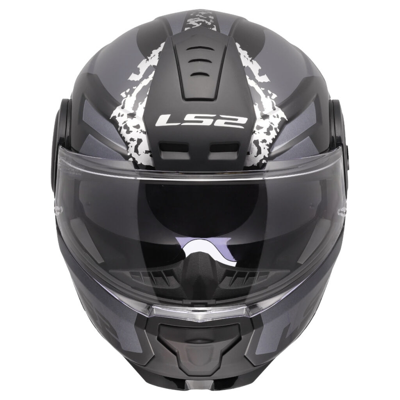 Casque moto modulable LS2 FF902 Scope II Oxyd noir-titane