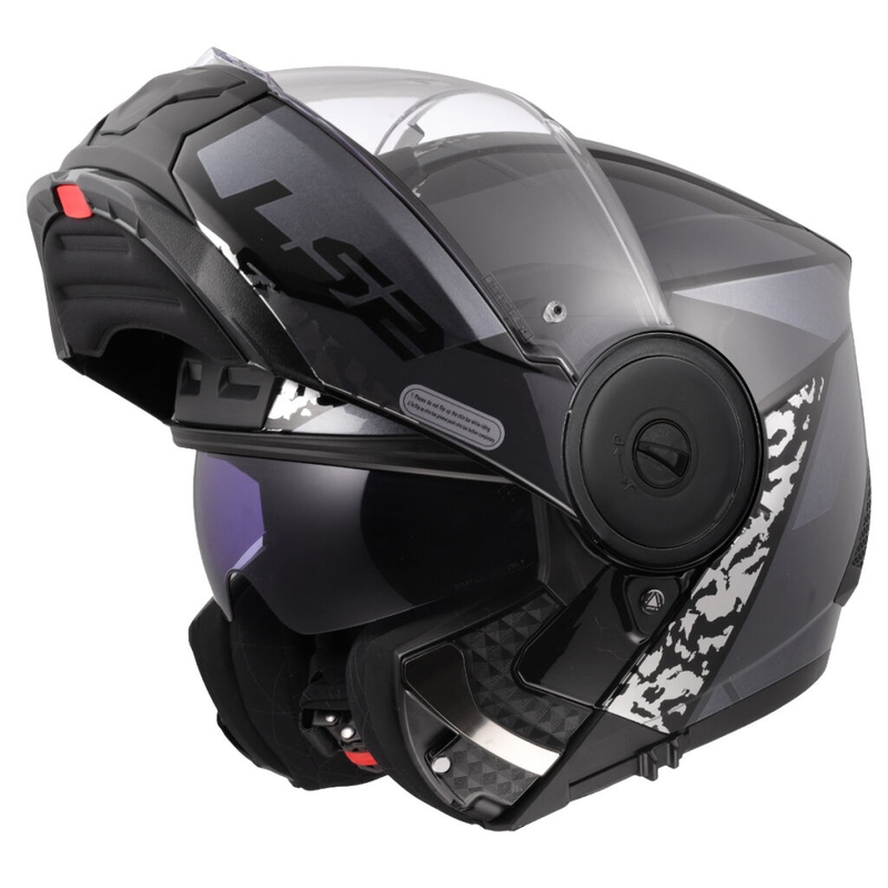 Casque moto modulable LS2 FF902 Scope II Oxyd noir-titane