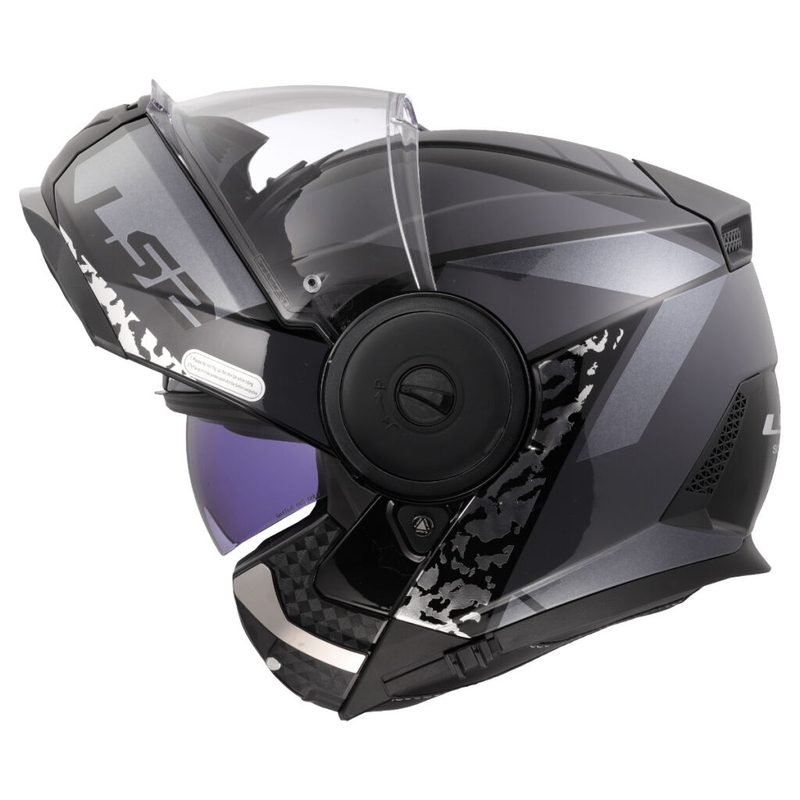 Casque moto modulable LS2 FF902 Scope II Oxyd noir-titane
