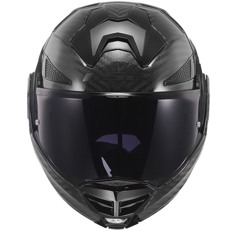 Casque moto modulable LS2 FF901 Advant X Solid Carbon noir