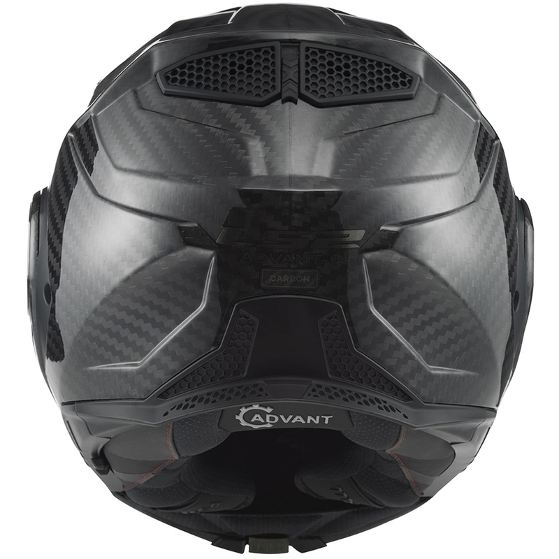 Casque moto modulable LS2 FF901 Advant X Solid Carbon noir
