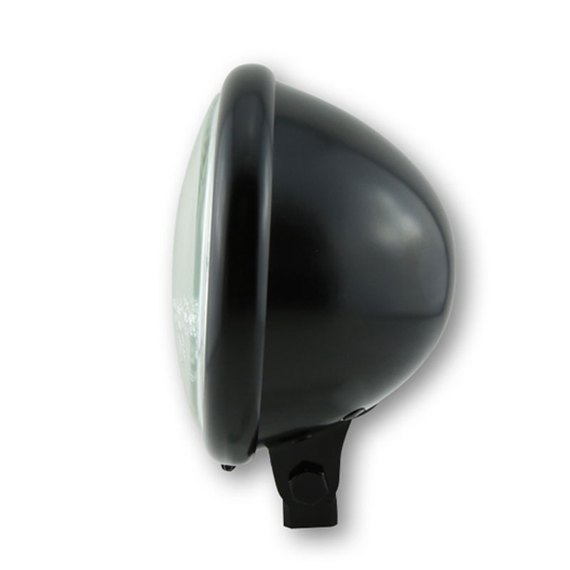 Phare Highsider Smart Bates Style 5 3/4 pouces avec verre transparent noir