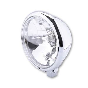 Phare avant chromé Highsider Smart Bates Style 5 3/4 pouces en verre transparent