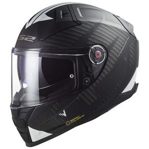 Casque moto intégral LS2 FF811 Vector II Splitter blanc-noir