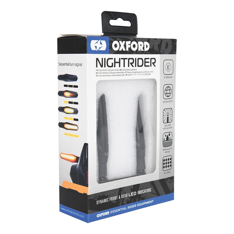 Clignotants LED séquentiels Oxford Nightrider
