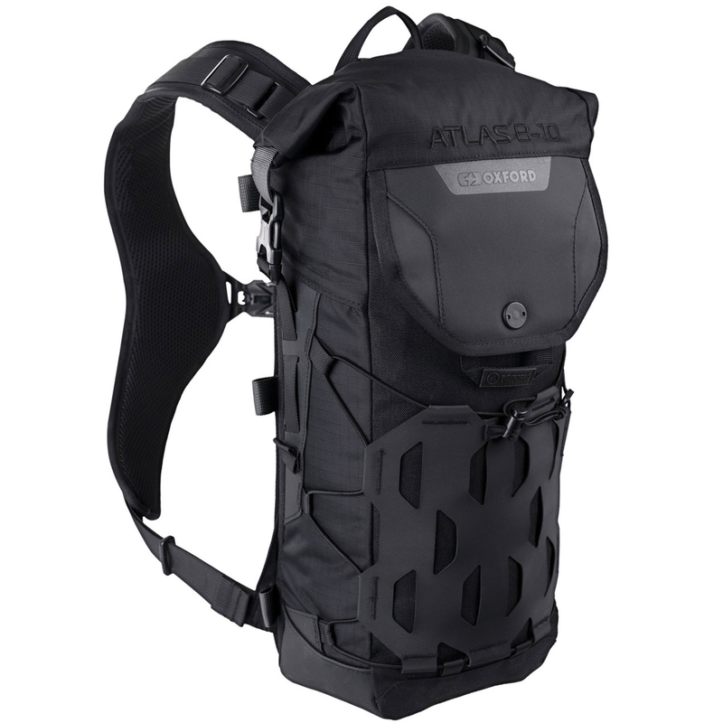 Sac à dos moto Oxford Atlas B-10 noir 10 l